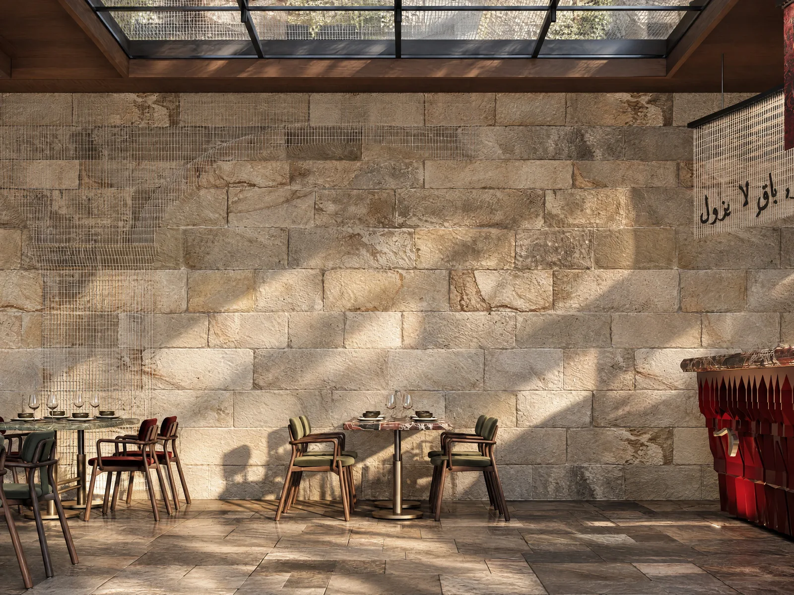 Mazal — Stone wall in raking light