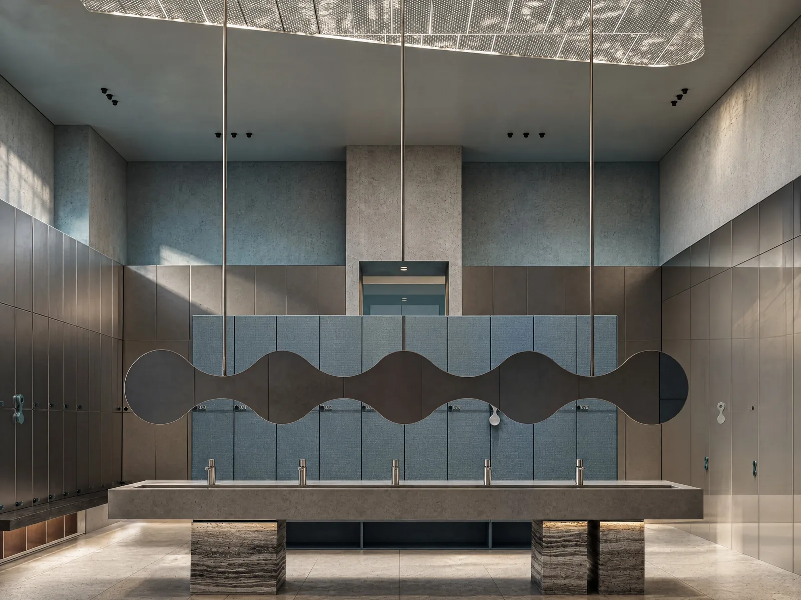 Exon Gym — Vanities and lockers