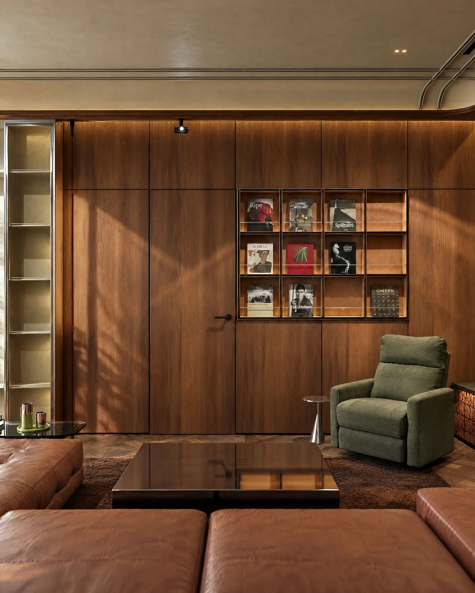 The Russet Pulse — Lounge and hidden door