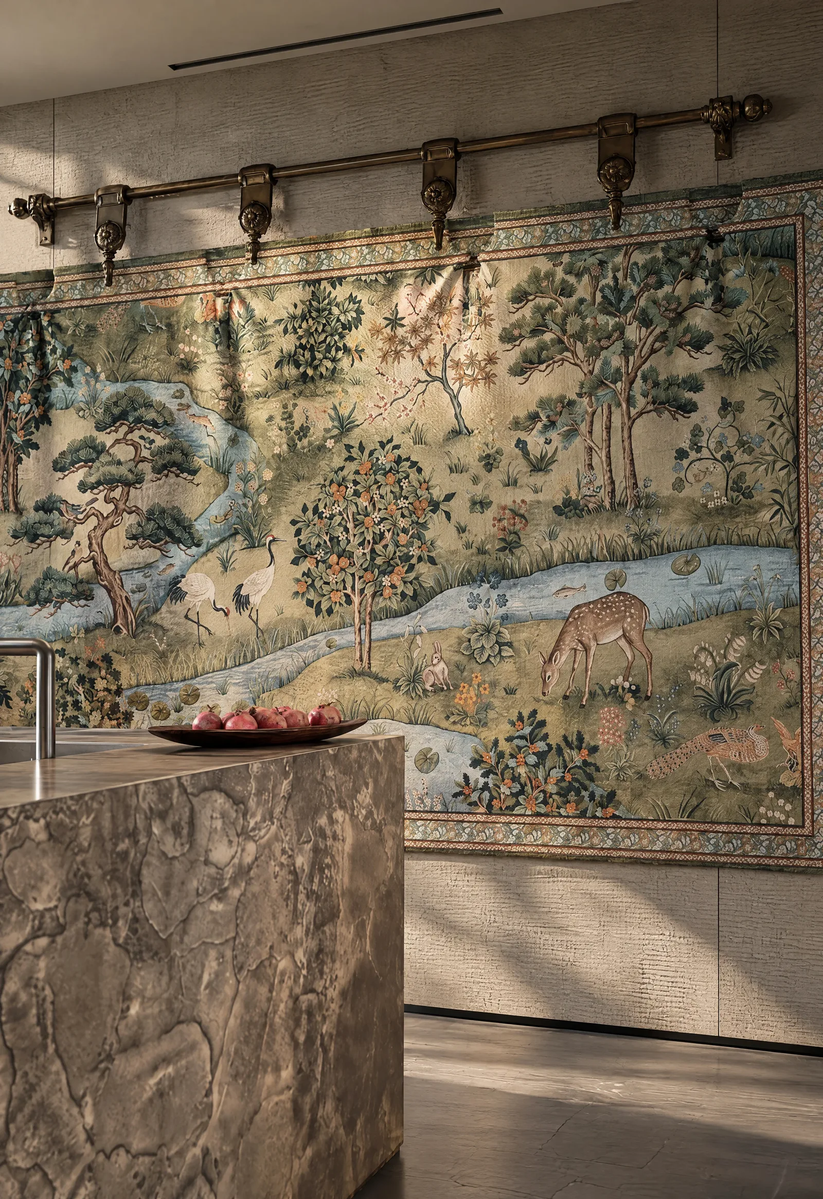 House of Tsuba — Tapestry detail