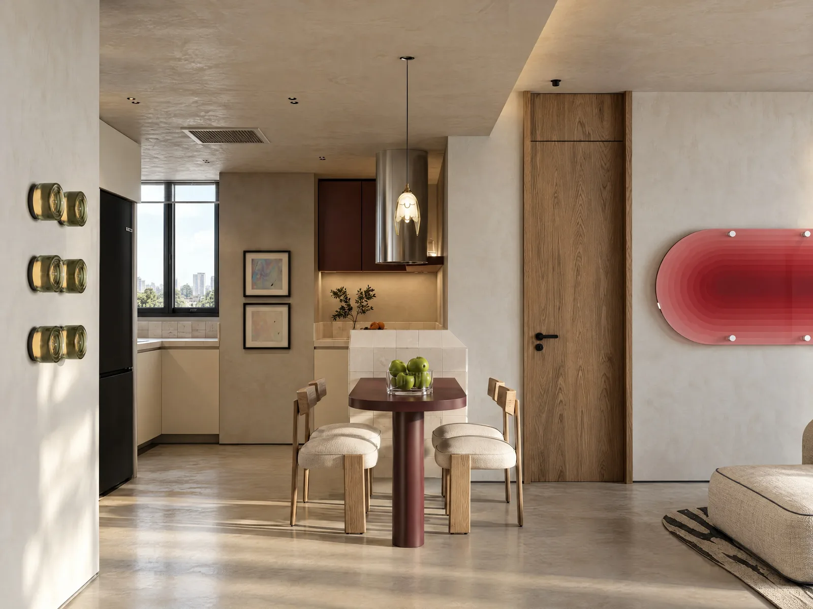 Playa Palms — Dining area beside the kitchen