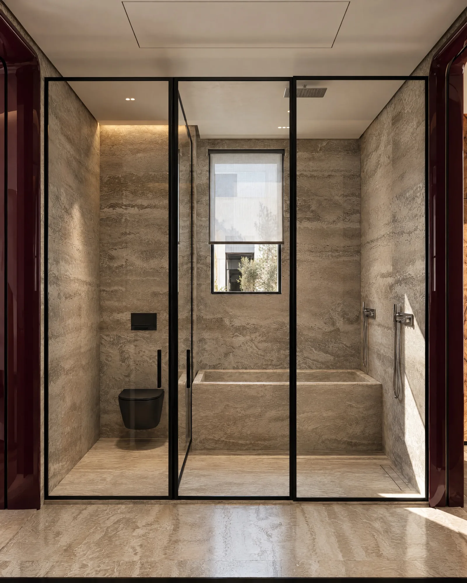 The Russet Pulse — Master bathroom shower
