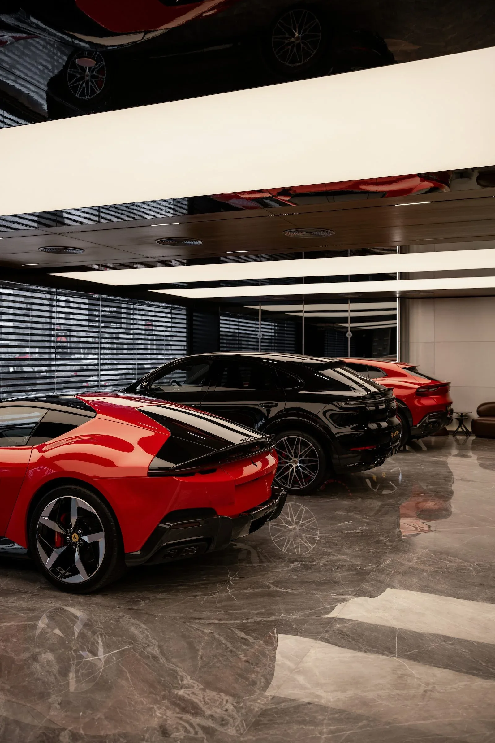 Attafy — Sports cars on grey marble