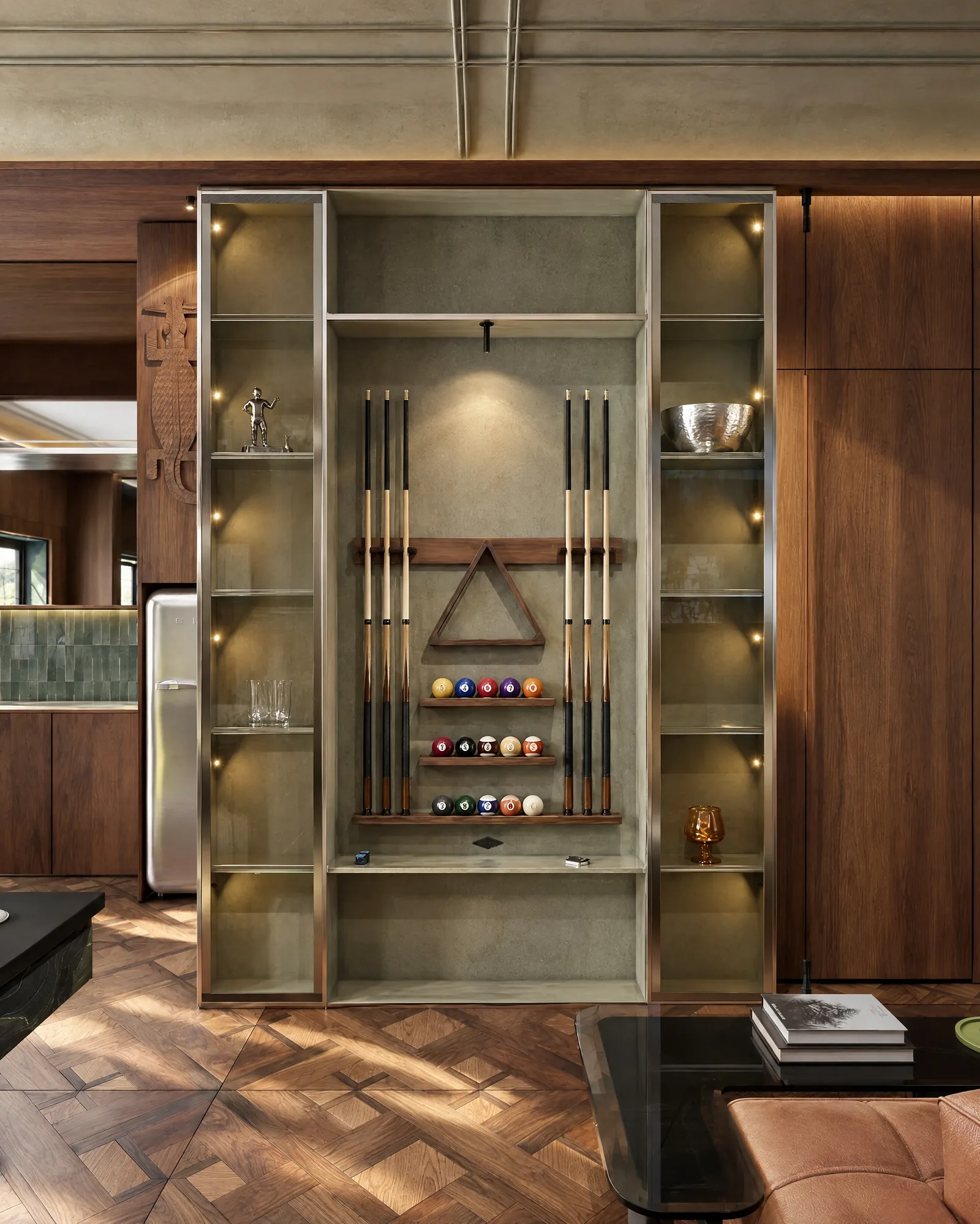 The Russet Pulse — Display cabinet