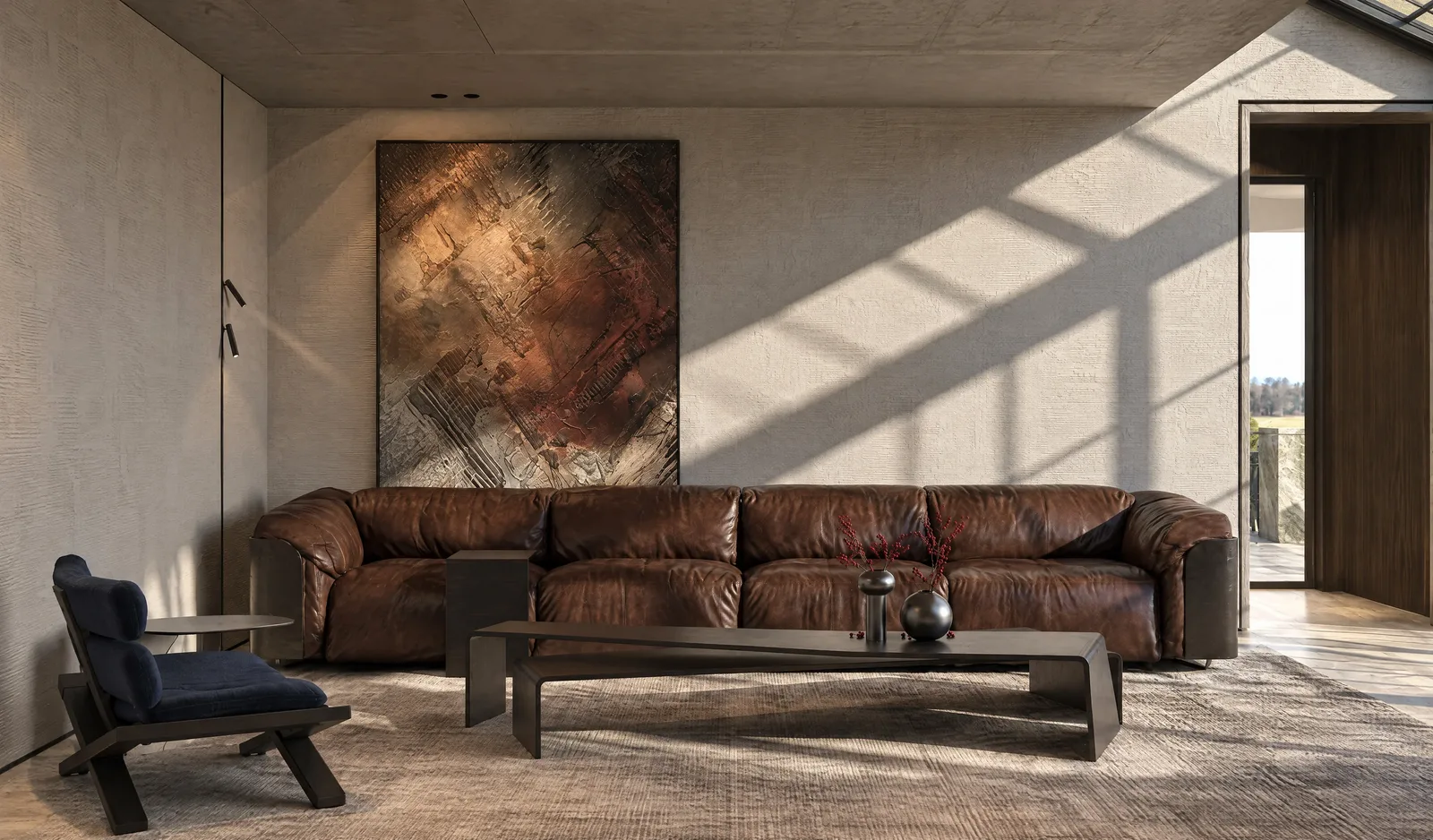 House of Tsuba — Roof lounge in leather