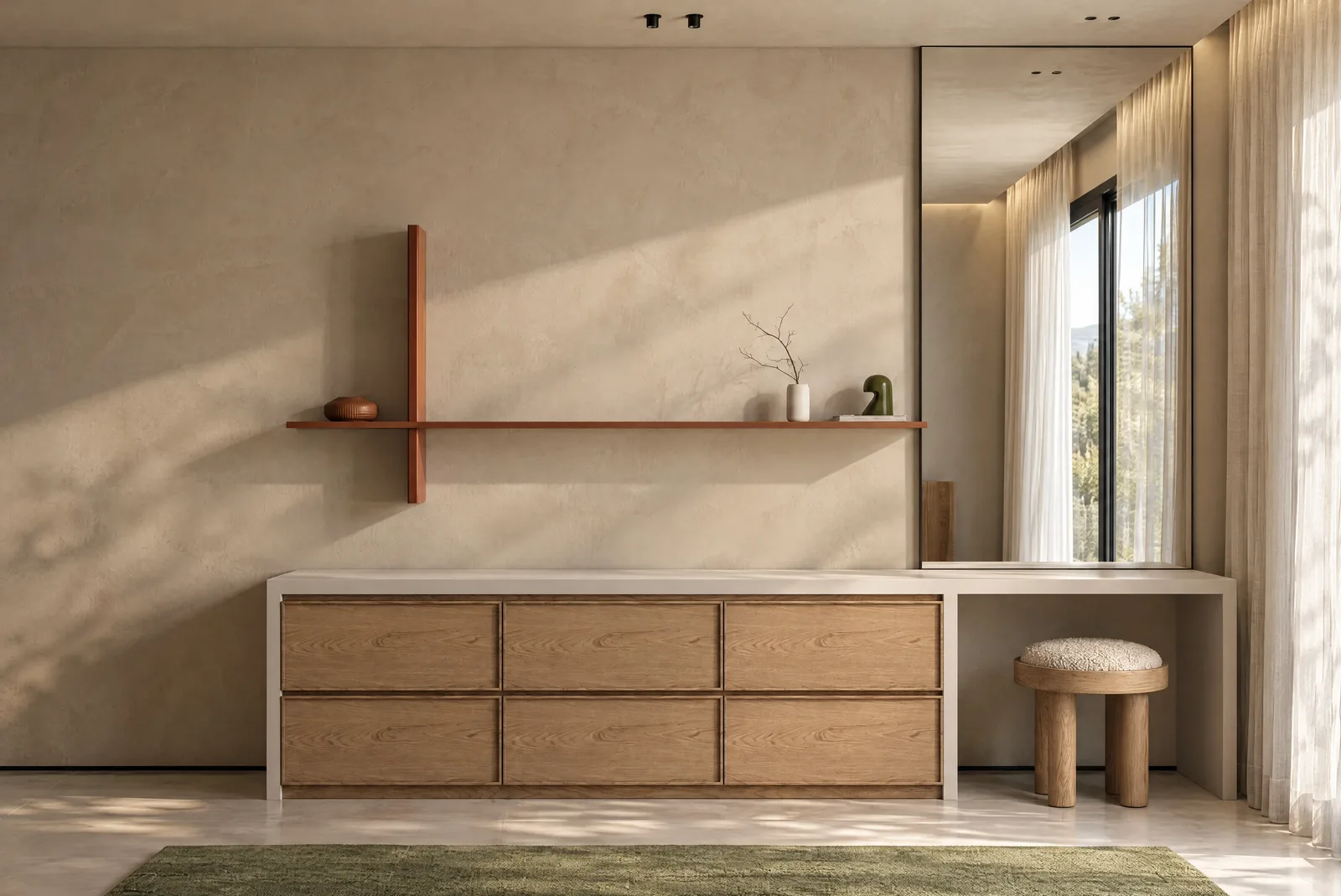 Playa Palms — Master bedroom dressing table