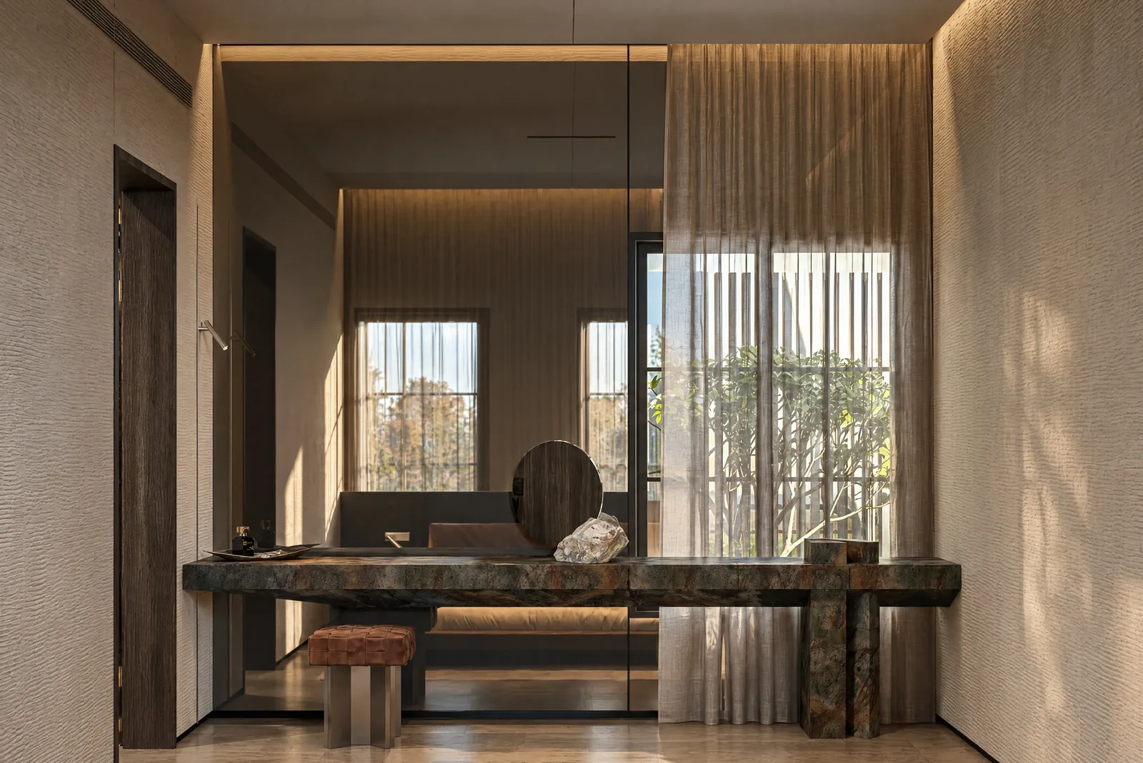 House of Tsuba — Second bedroom desk