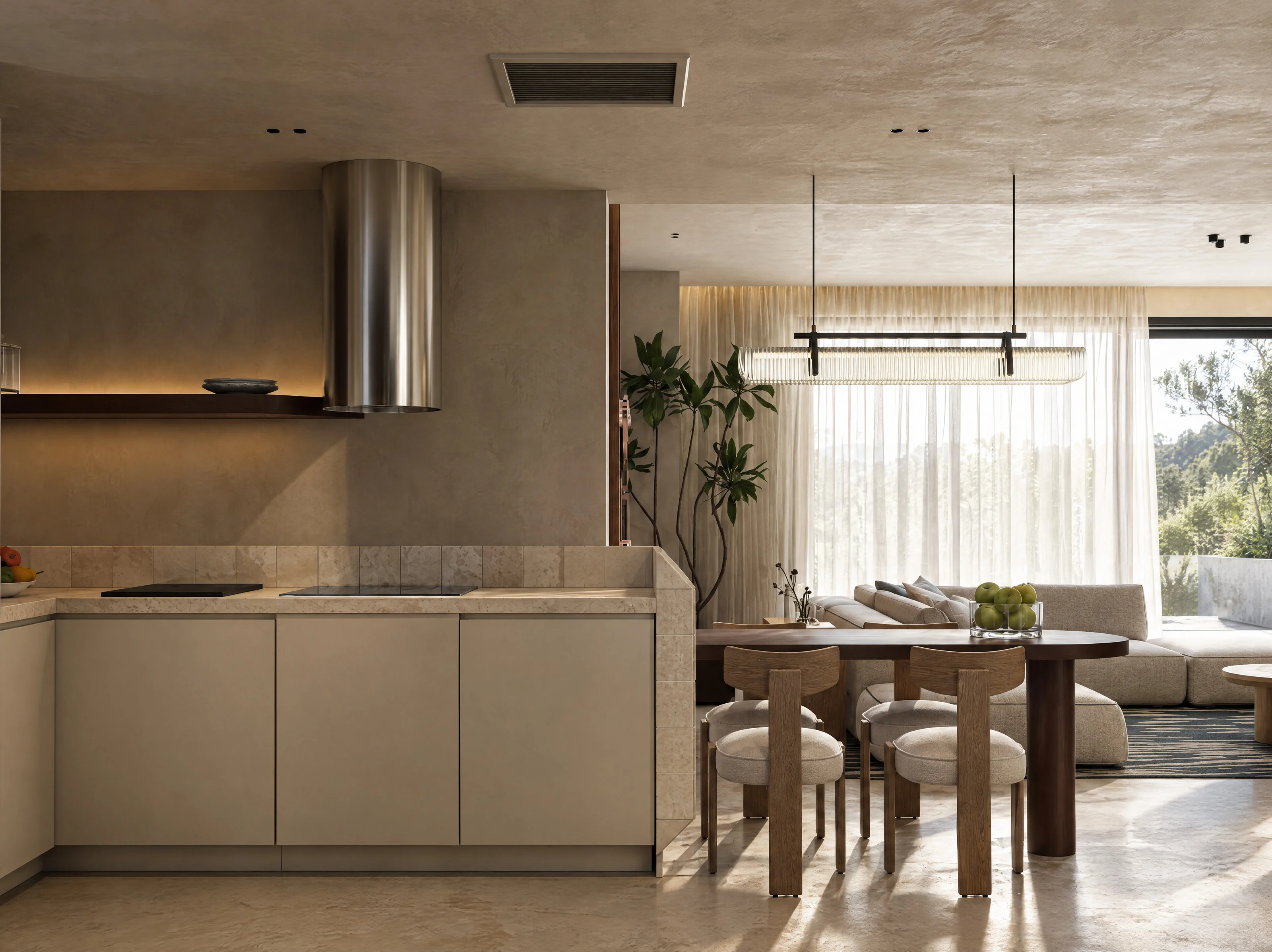 Playa Palms — Kitchen and dining room