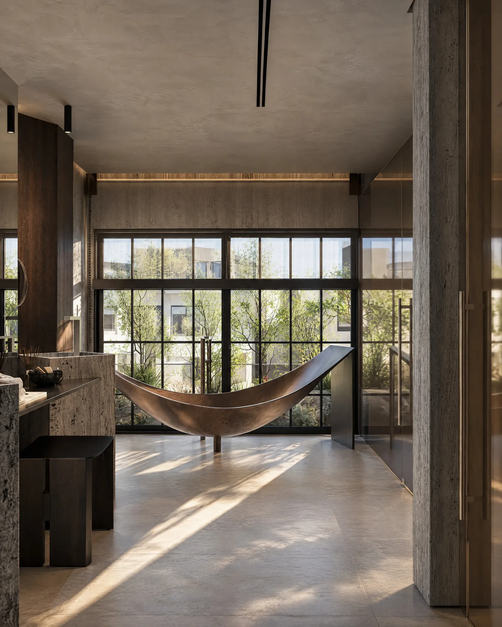 House of Tsuba — Master bathroom