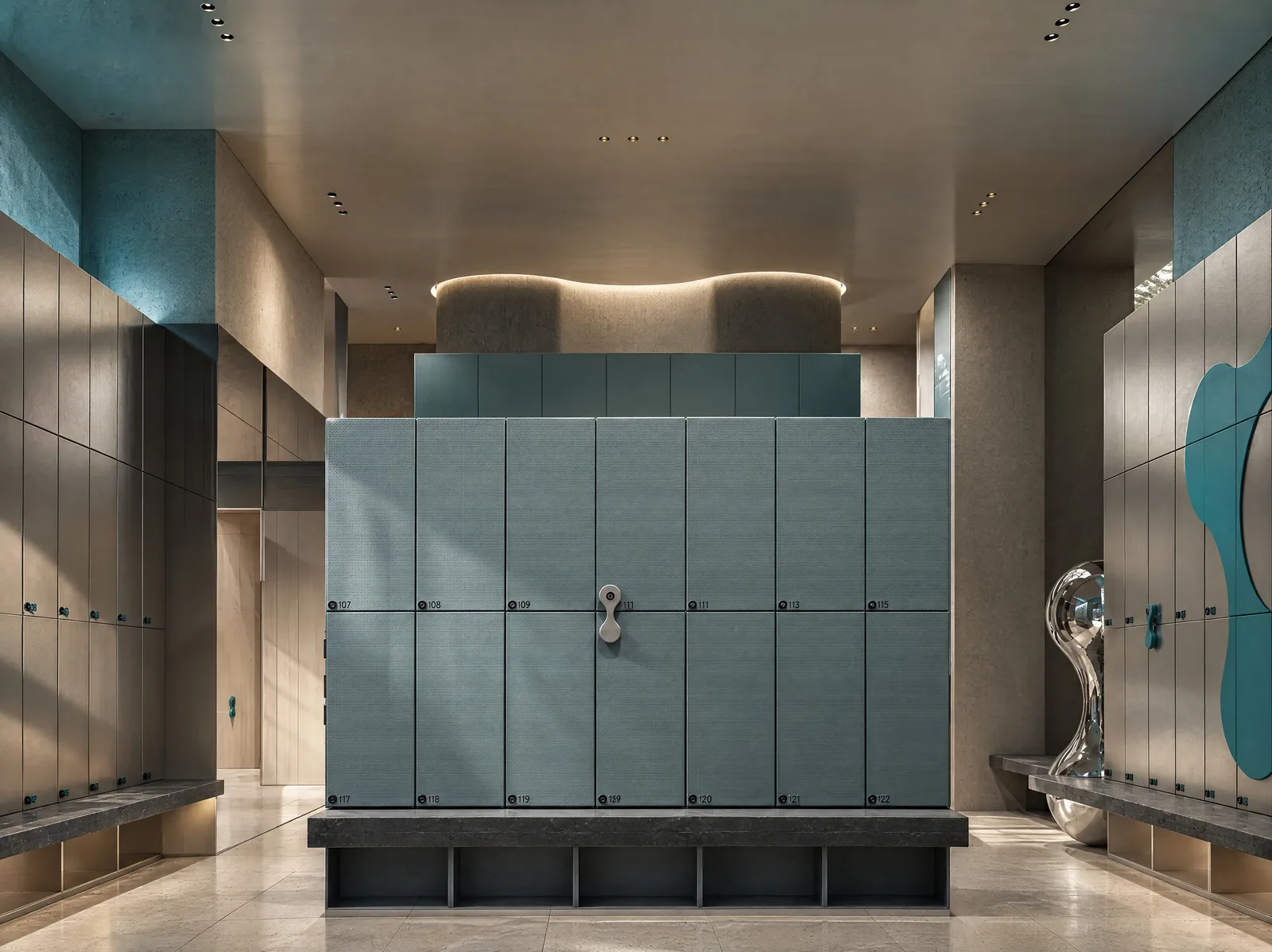 Exon Gym — Locker island