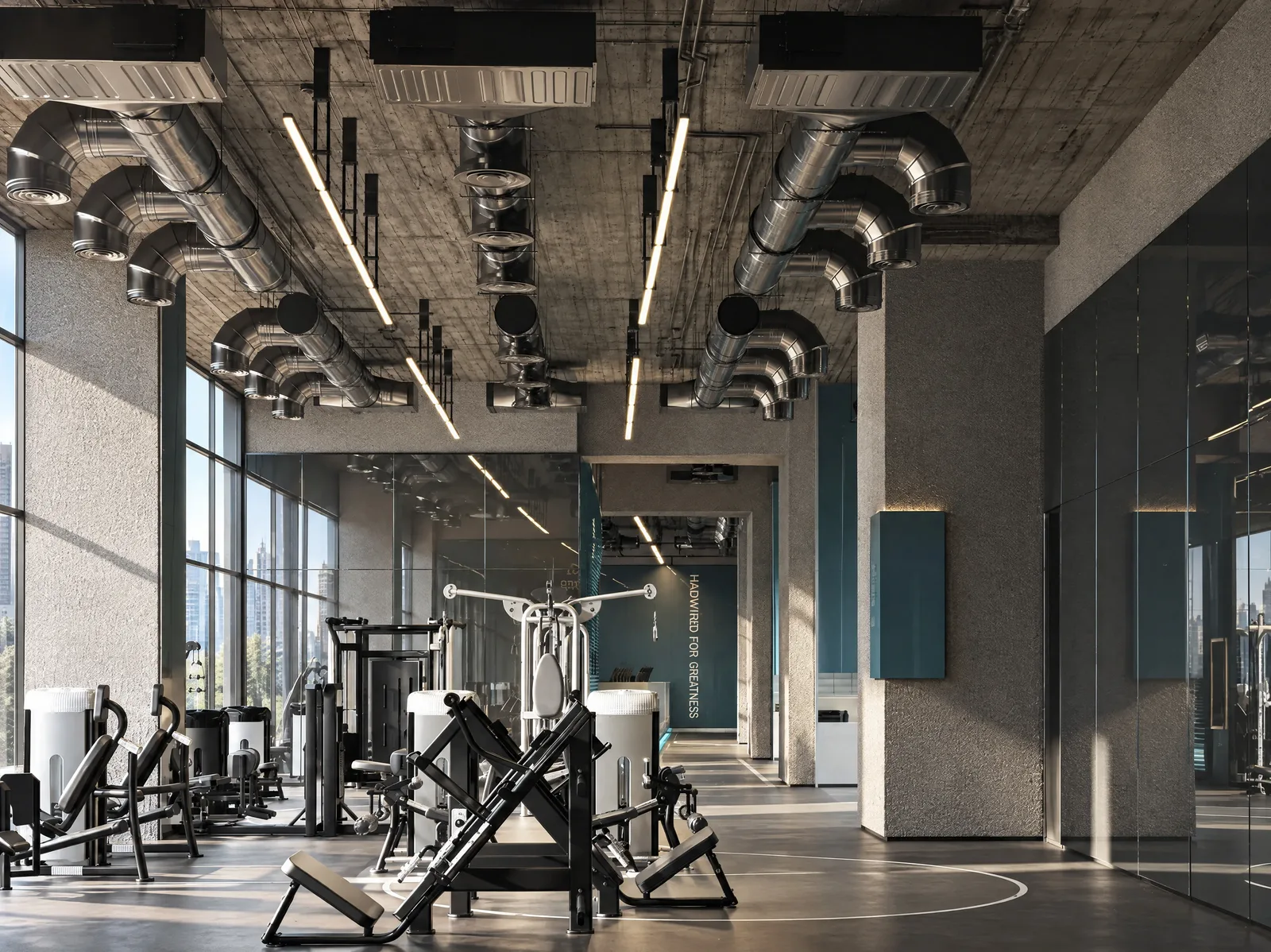 Exon Gym — Weights area