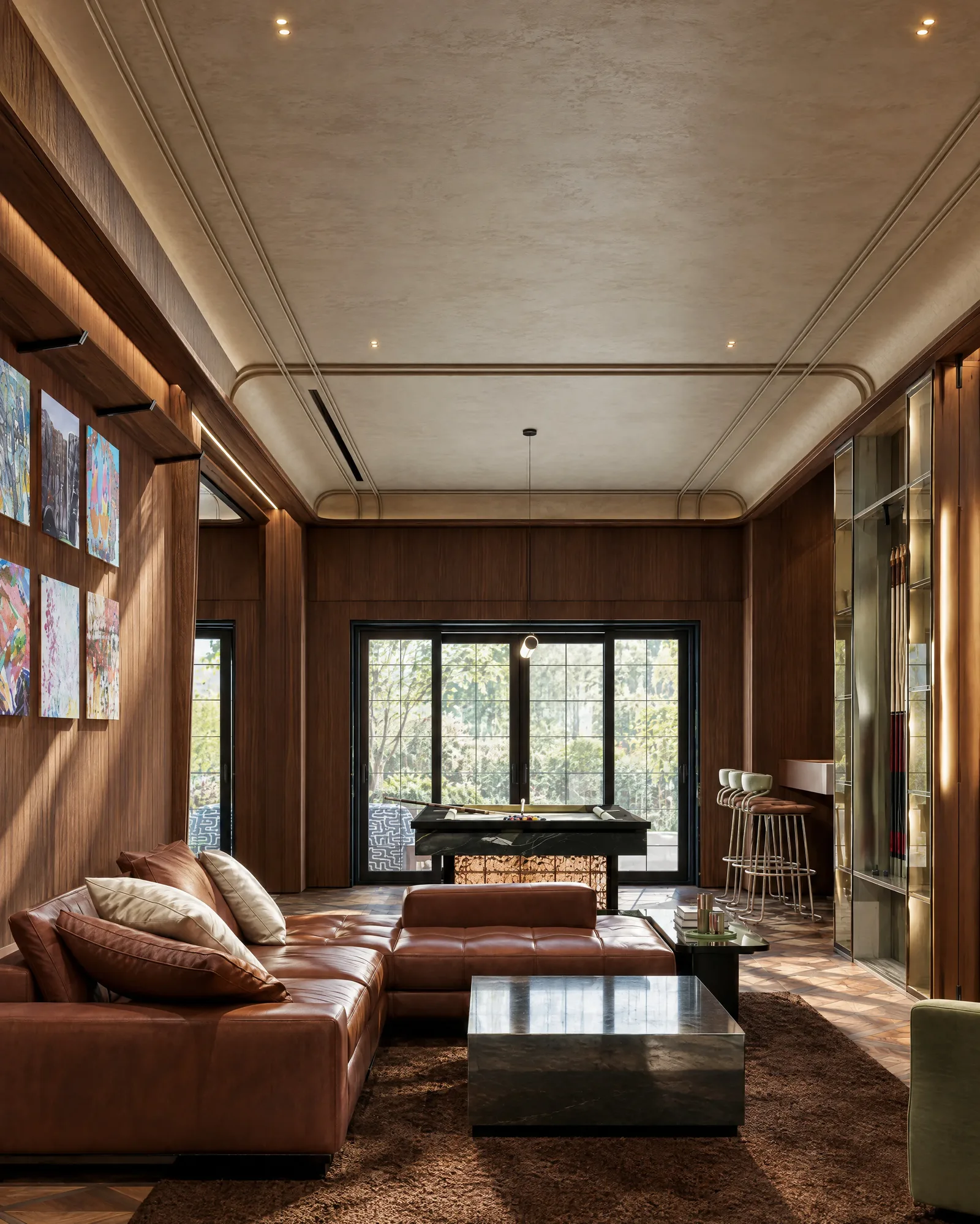 The Russet Pulse — Lower lounge