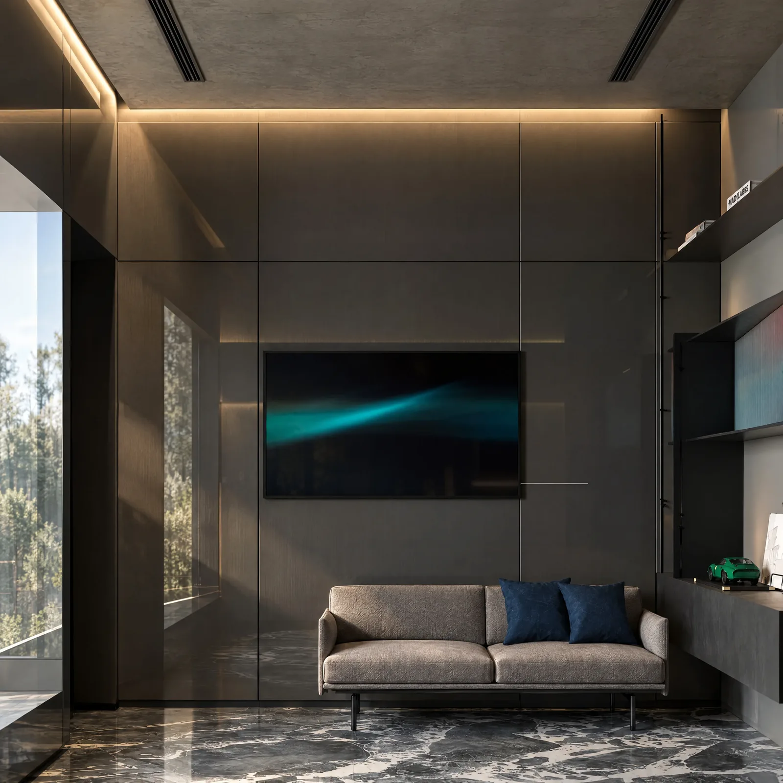Moto Xperts — Lounge in the manager's office