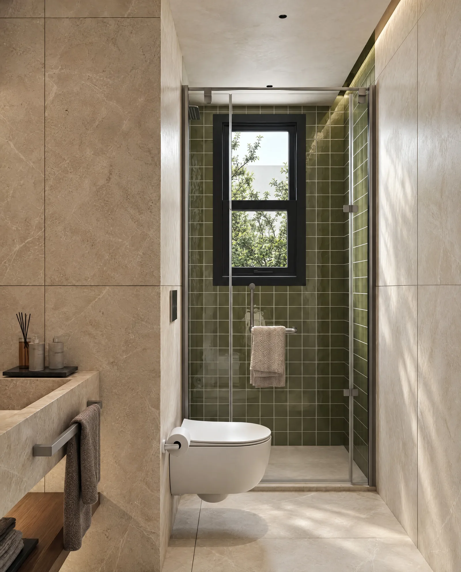 Playa Palms — Master bathroom shower