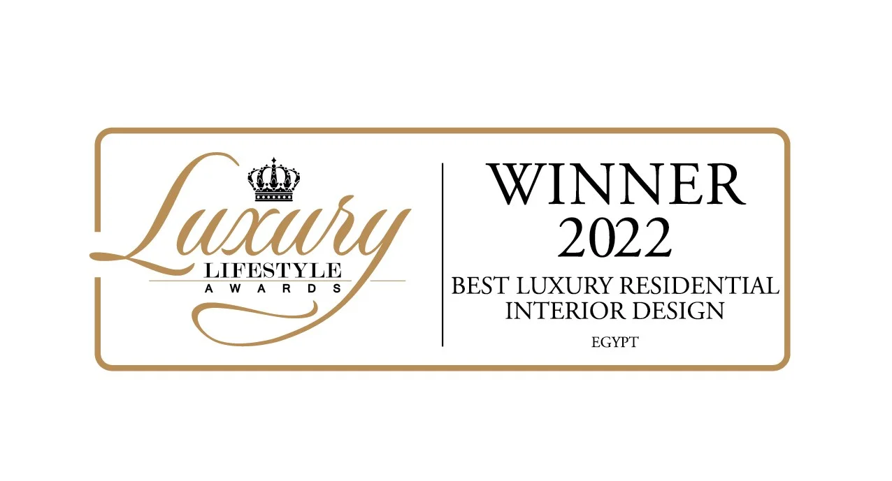Luxury Lifestyle Awards 2022 winner badge — Best Luxury Residential Interior Design, Egypt