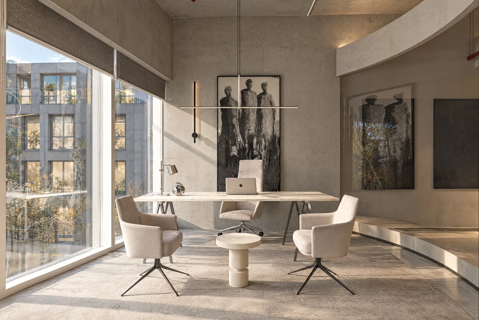 Lure Galarie — Private office with city views